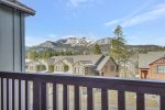 View of Mammoth Mountain from the deck